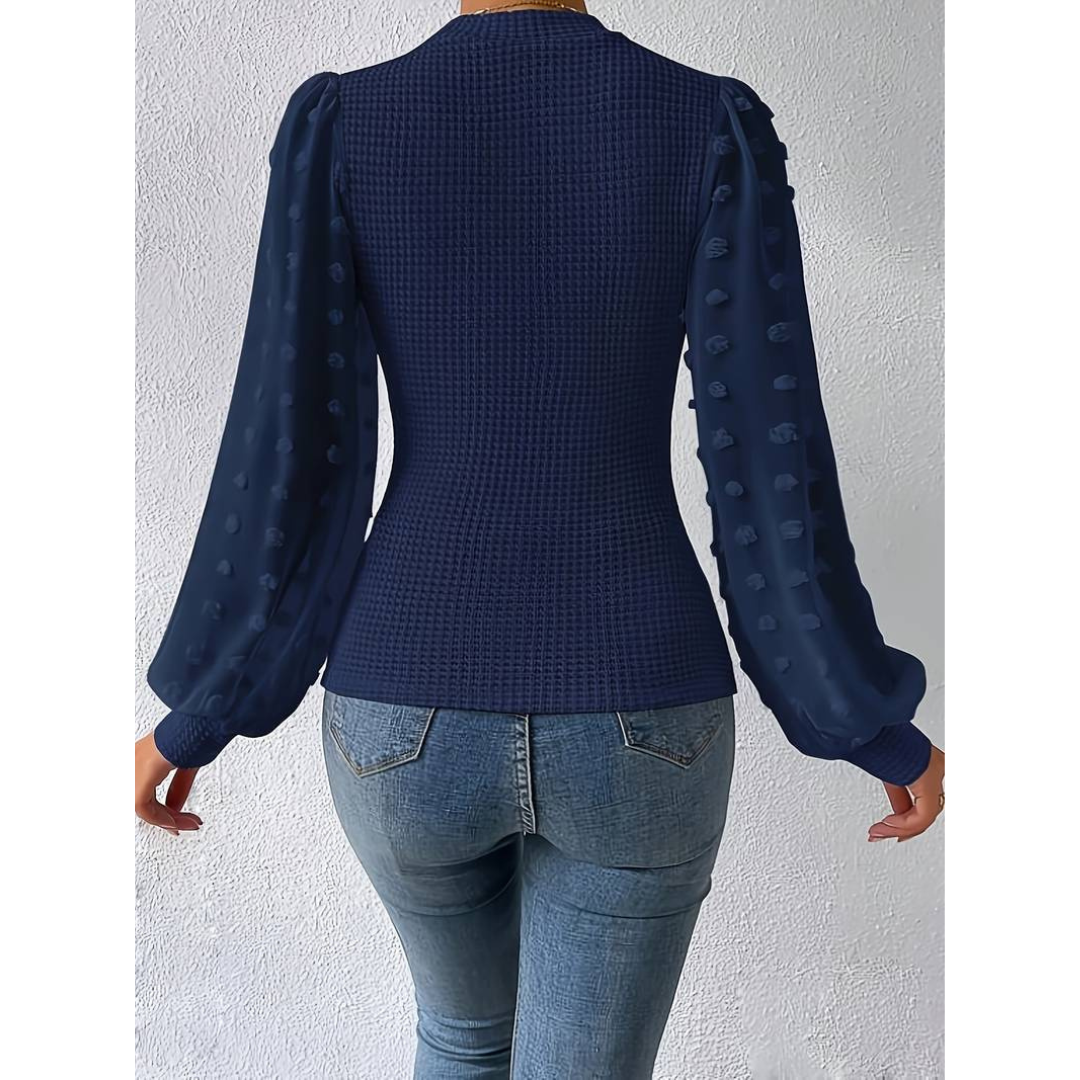 Boheme hæklet top i boho chic look til kvinder | Bluse