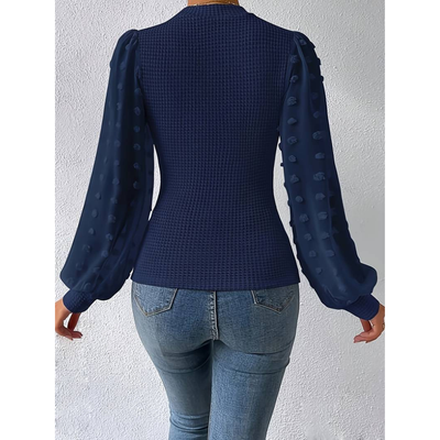 Boheme hæklet top i boho chic look til kvinder | Bluse