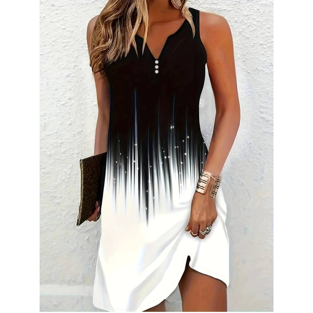 Dame Ærmeløs Afslappet Kjole | Mini