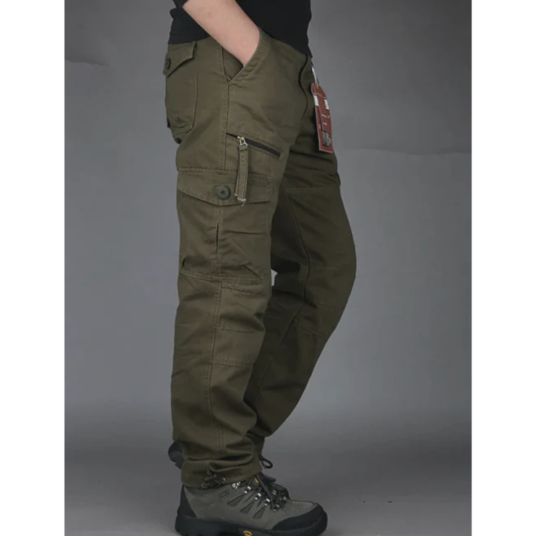 Stilfulde Cargobukser Til Herrer | Lige Snit