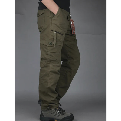 Stilfulde Cargobukser Til Herrer | Lige Snit