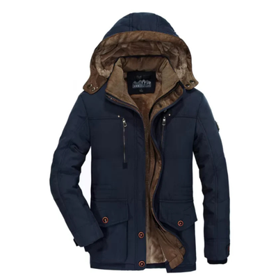 Klassiker Vinterjakke Herrer med Hætte | Varm